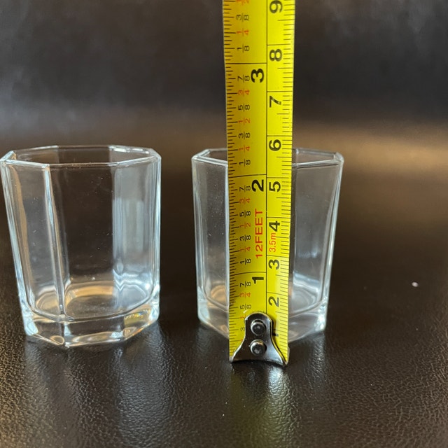 2 vintage Luminarc Octime Shot Glasses, Vintage Bar, Gift, 80s - photo 4