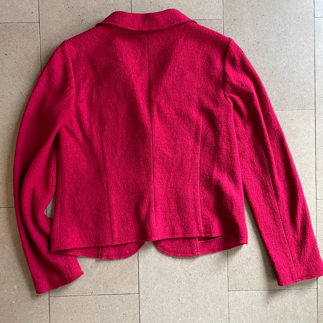 J.Jill Blazer Jacket Red Wool blend-Size XS - photo 5