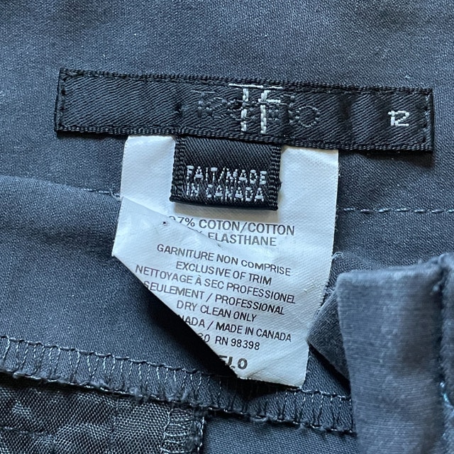 Vintage Teenflo Blue Woman's Chino Pants-Size 12. Made in Canada - photo 3