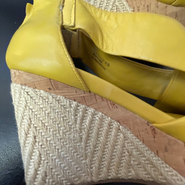 Cole Haan Leather Nike Air Wedge Sandals-Size 9.5 - photo 4