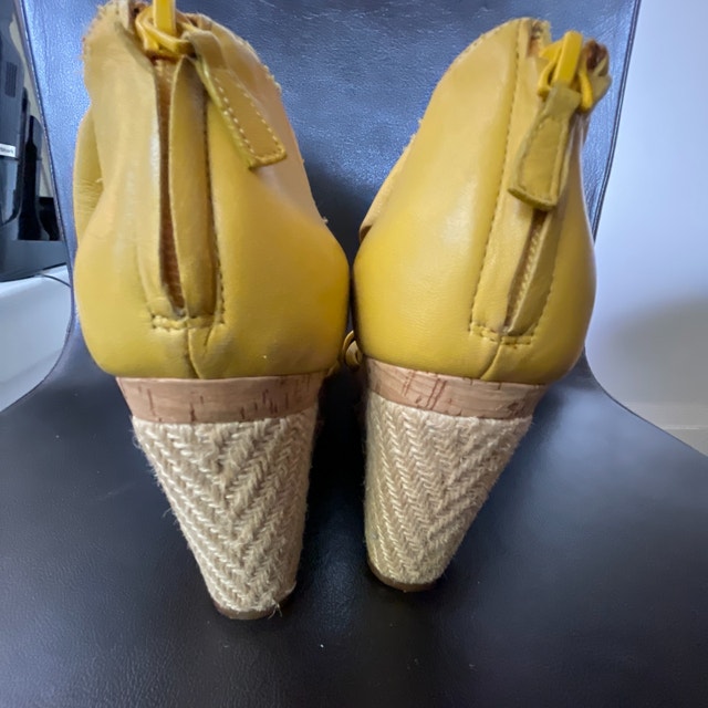 Cole Haan Leather Nike Air Wedge Sandals-Size 9.5 - photo 5
