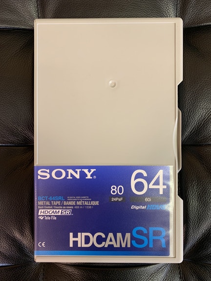 16 NEW Sony HDCam SR digital video tapes - BCT–64SRL - photo 2