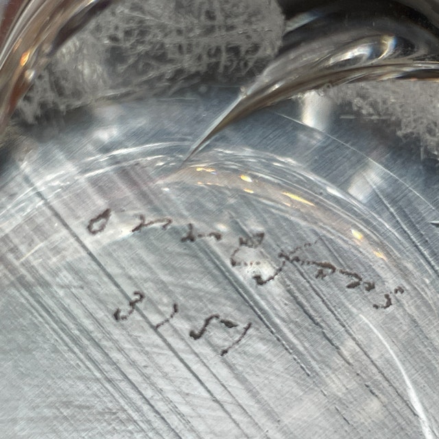 Rare Vintage 40s Orrefors Crystal Votive Candle Holder - photo 4