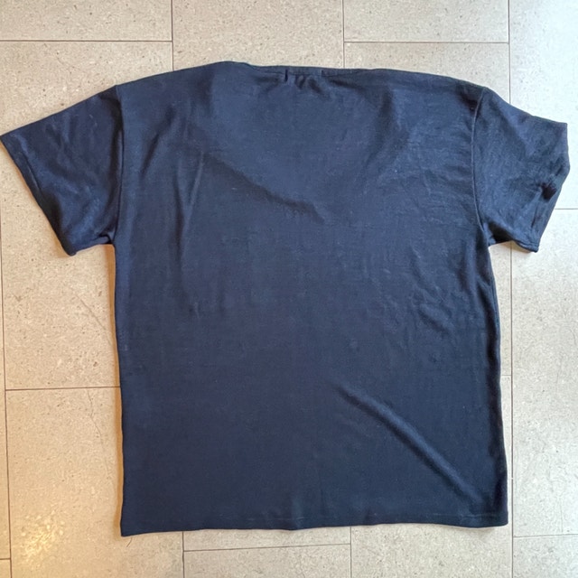Rag & Bone V-Neck Pocket Tee T-Shirt Women’s Black Blue-Medium - photo 3