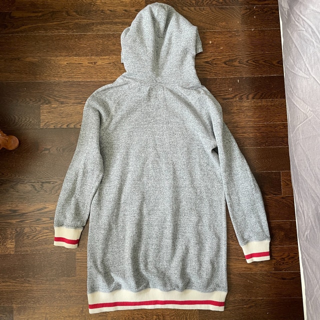 Roots Cabin Hoodie Dress-Salt and Pepper-Small - photo 4