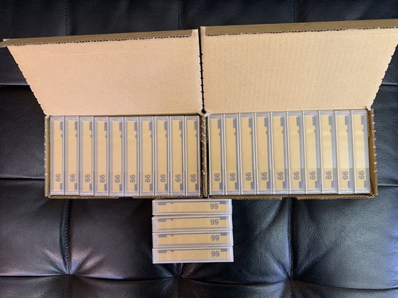 24 x Fujifilm DP121 DVCPRO 66 min videocassettes
