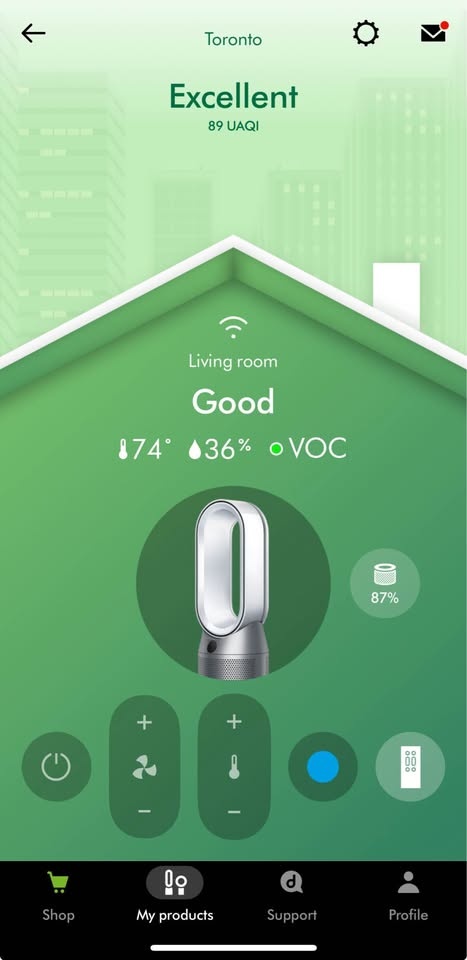 Dyson HP07 Hot + Cool Air Purifier - photo 2
