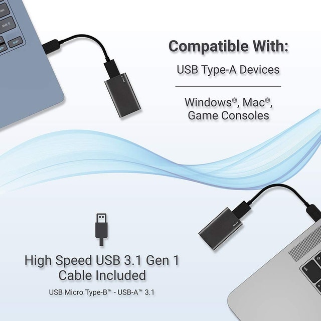 PNY Elite 480GB USB 3.1 Portable SSD BNIB - photo 3