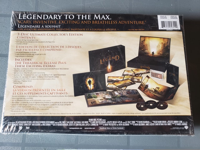 I Am Legend DVD 3-Disc Set Ultimate Collector Edition - photo 2