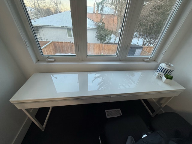 IKEA Besta Burs Long Narrow Office Desk