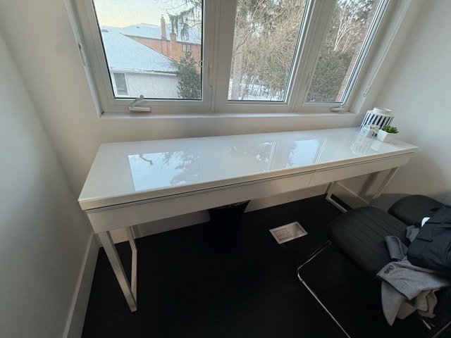 IKEA Besta Burs Long Narrow Office Desk - photo 2