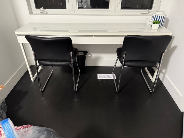 IKEA Besta Burs Long Narrow Office Desk - photo 3