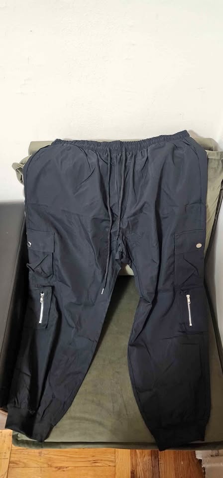 Shein EZwear polyester Black cargo pants