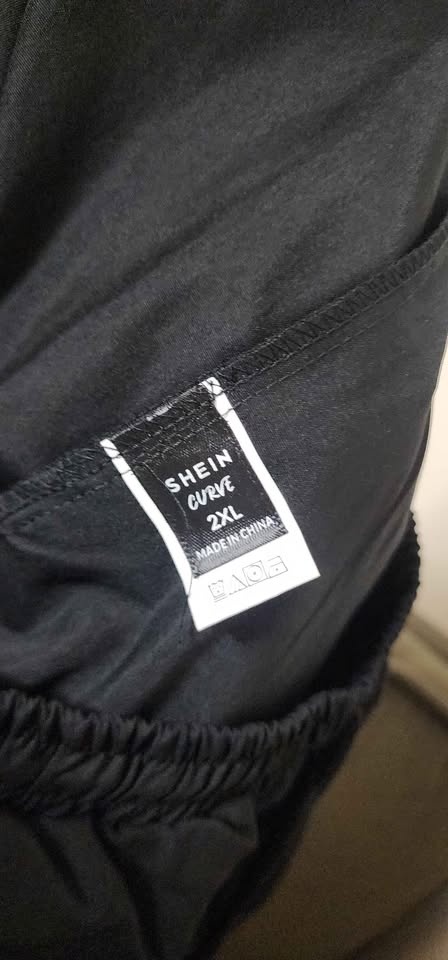 Shein EZwear polyester Black cargo pants - photo 3