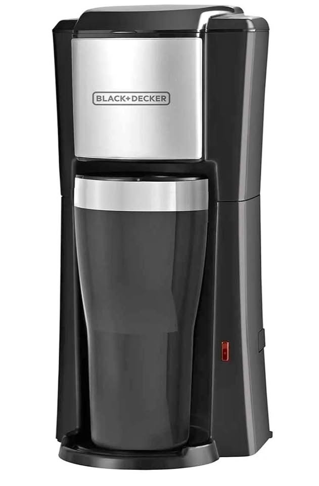 BLACK+DECKER CM618C Single Serve Coffee Maker, Black