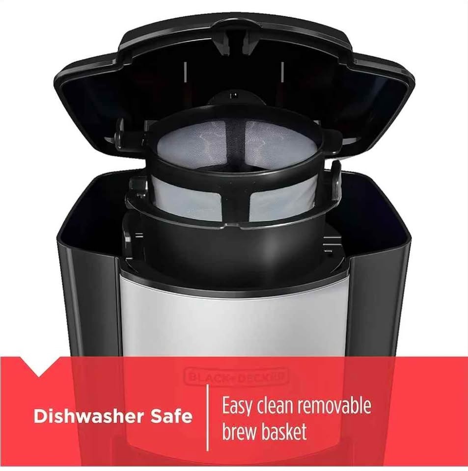 BLACK+DECKER CM618C Single Serve Coffee Maker, Black - photo 3