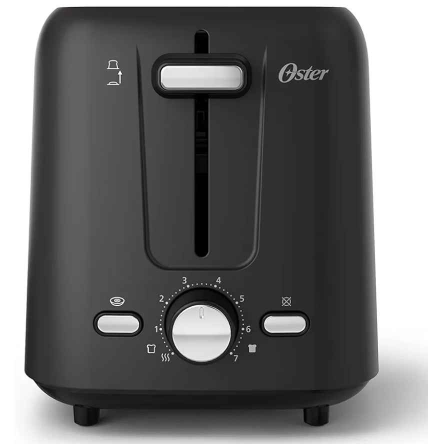 Oster 2-Slice Toaster with Bagel Setting, Black - photo 2
