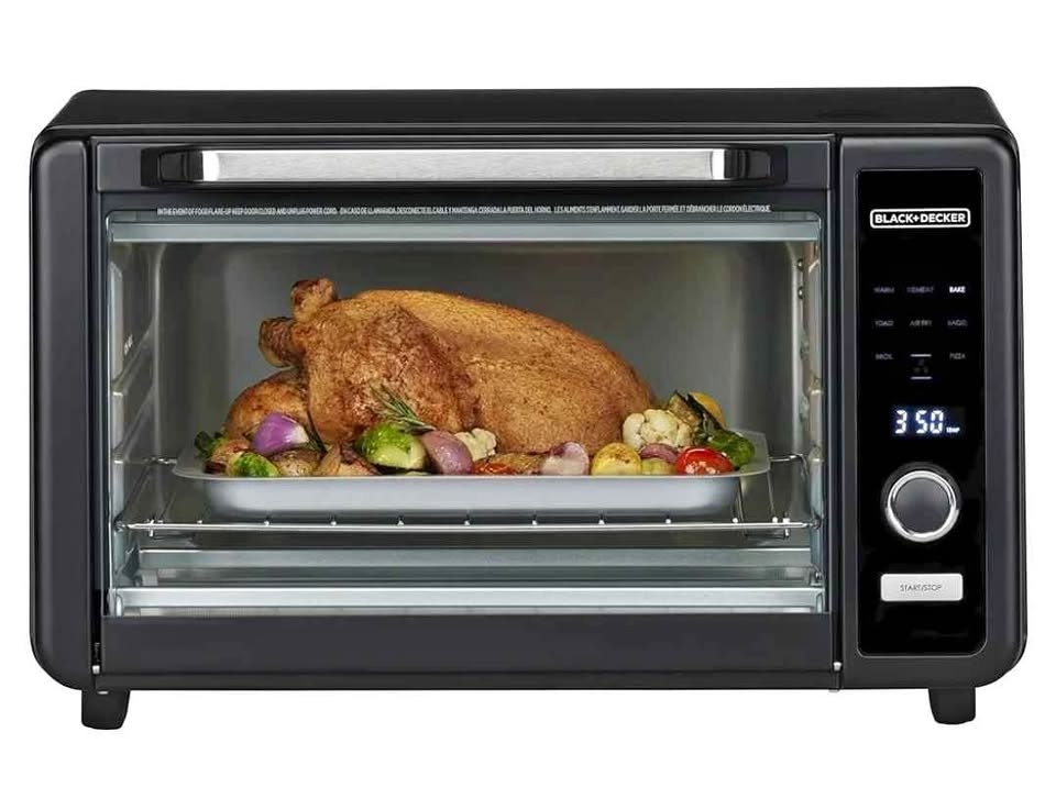 BLACK+DECKER Crisp 'N Bake 6-Slice Digital Toaster Oven