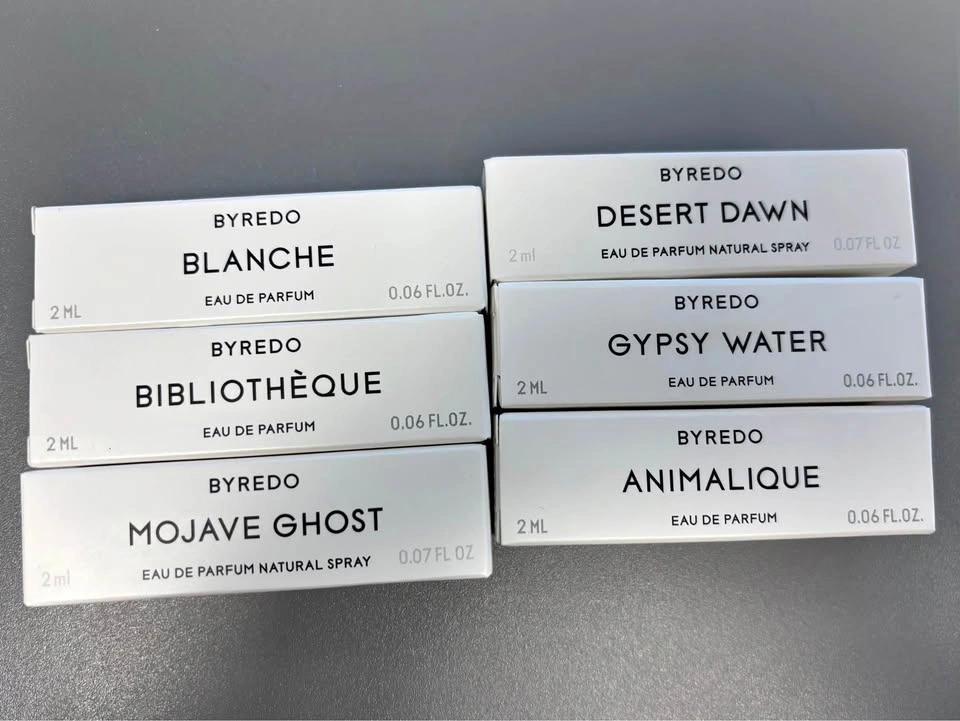 Byredo Fragrance Mini Spray Set – 2ml Each (6 Scents)
