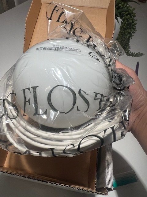 Authentic Flos Mini Glo Ball (Table) W/ Bulb & Wiring-Brand New - photo 3