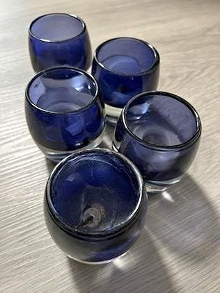 Beautiful candle/tea light holders (5)