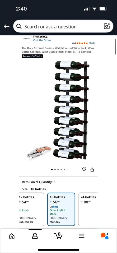 The Rack Co. Wine Racks - 18 Bottle (Set of 2)