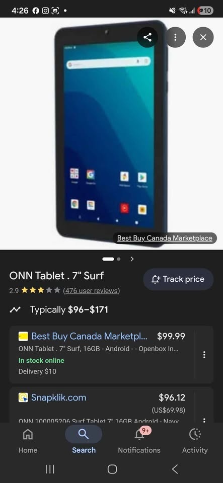 Onn tablet - photo 3