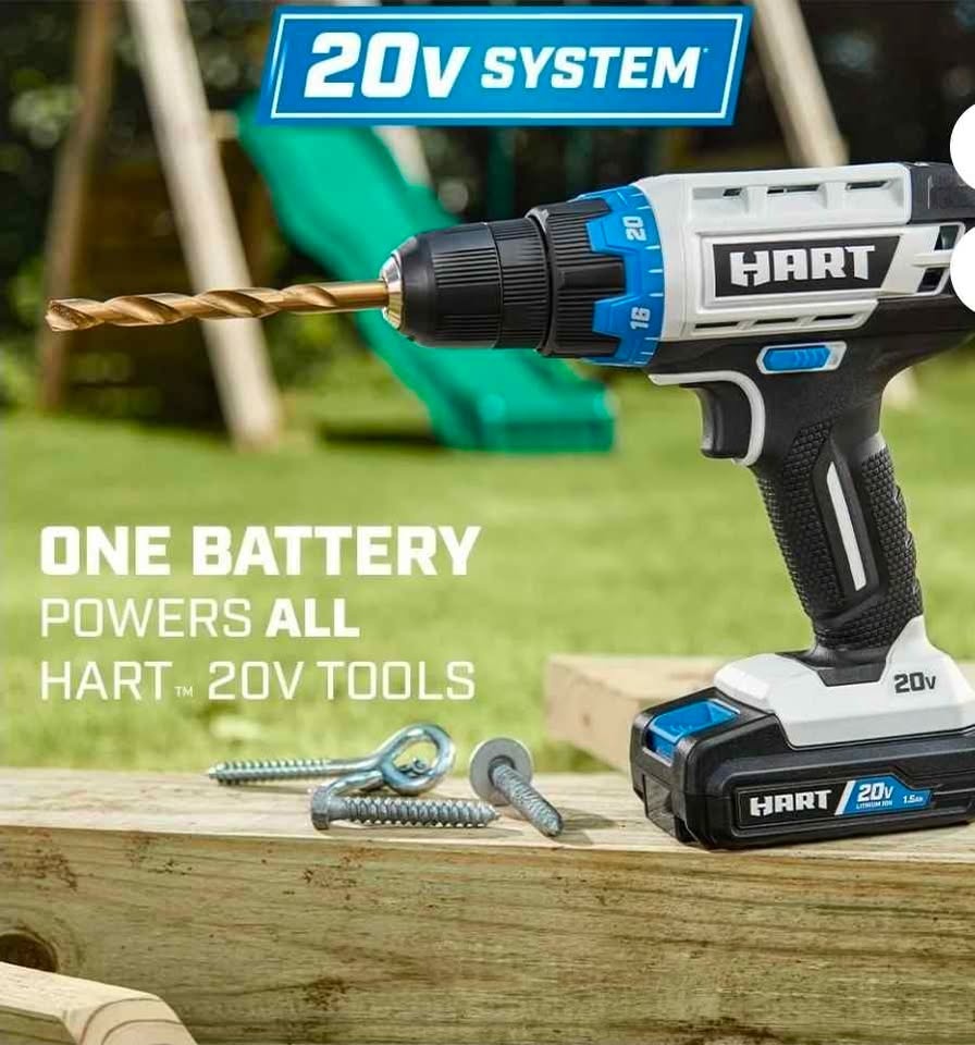 HART 20-Volt Cordless Drill/Driver Kit - photo 4
