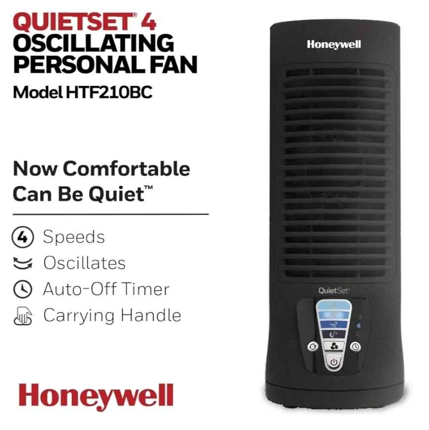 Honeywell QuietSet 13" Personal Desk/Table Fan - photo 3