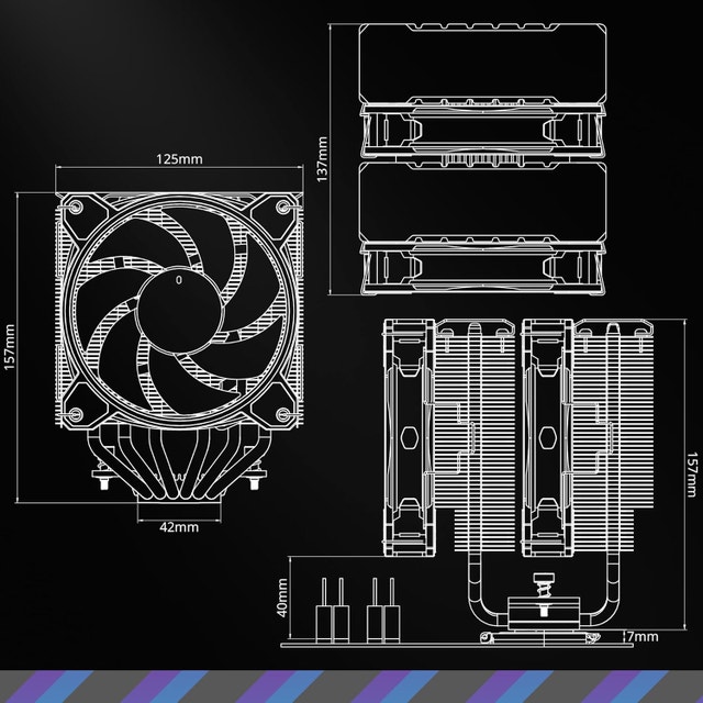 Hyper 622 Halo White Dual Tower CPU Air Cooler - photo 3