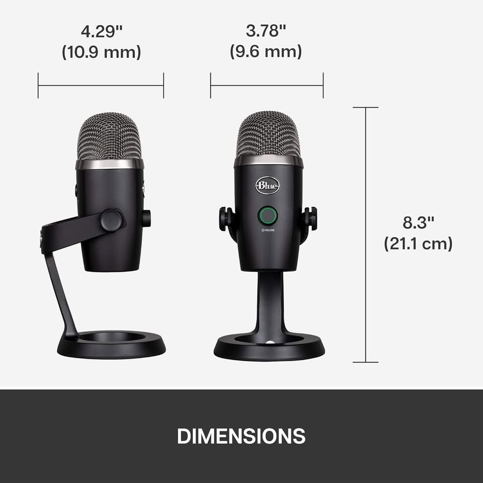 Logitech Blue Yeti Nano USB Microphone (Blackout) - photo 2
