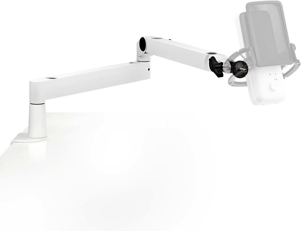 Wave Mic Arm LP White - Premium Low Profile Microphone Arm (Elga