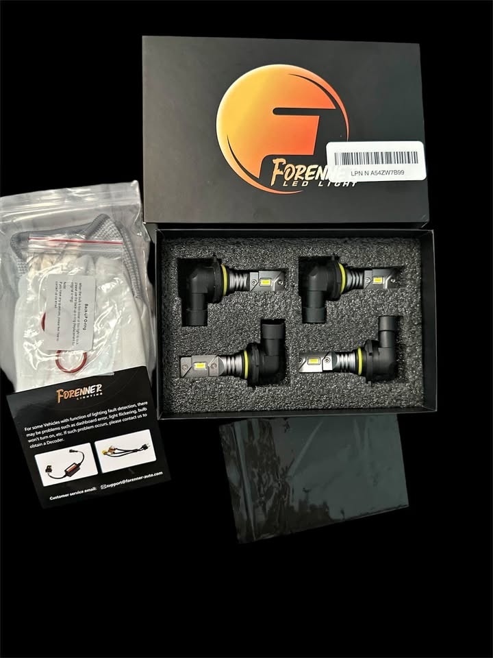 Forenner 9005 9006 LED Headlight Lights