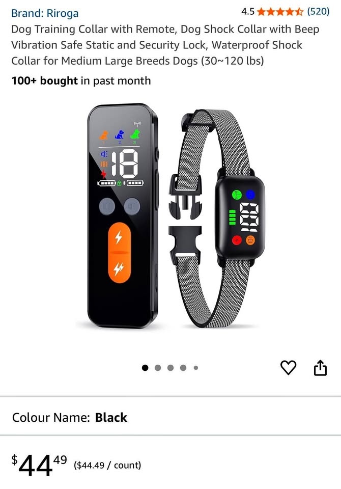 Dog Training Collar with Remote