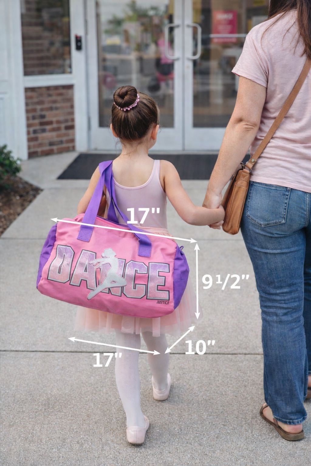 Justice Pink Dance Duffel Bag – Great Condition! - photo 5