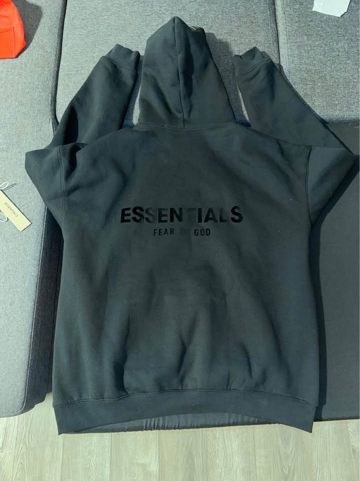 Black Essentials Hoodie Ss22 - photo 2