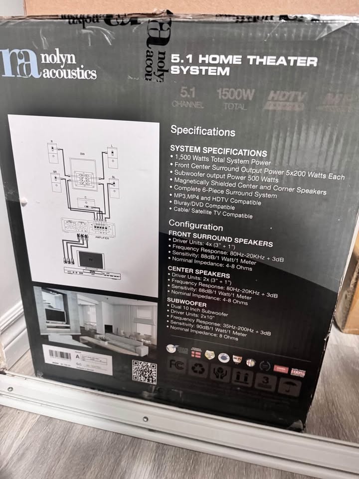 Nolyn Acoustics 5.1 Home Theater System - photo 3
