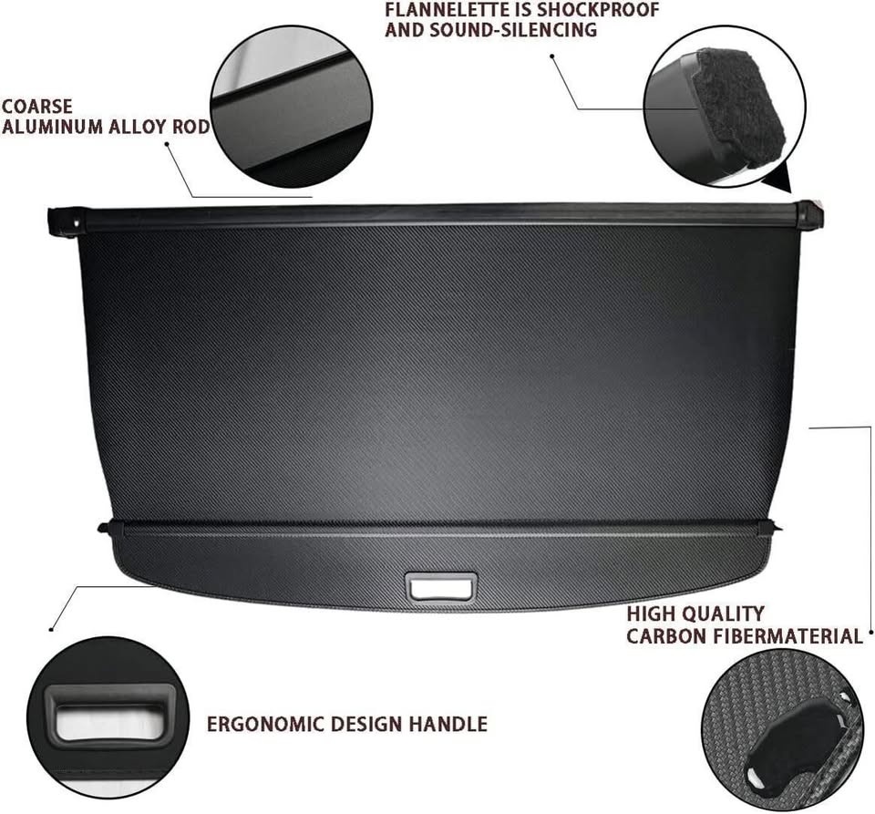Dodge Durango 2nd Row Cargo Cover (2011-2025) - photo 2