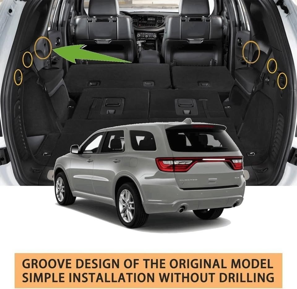 Dodge Durango 2nd Row Cargo Cover (2011-2025) - photo 4