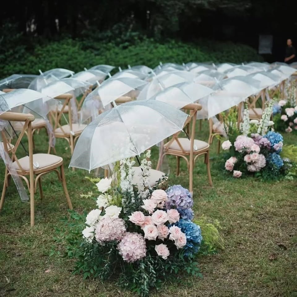 15PCS High-Visibility Clear Umbrellas - photo 4
