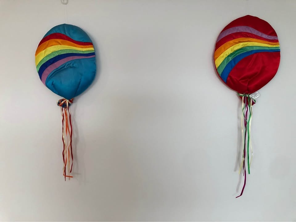 Silk wall hangings