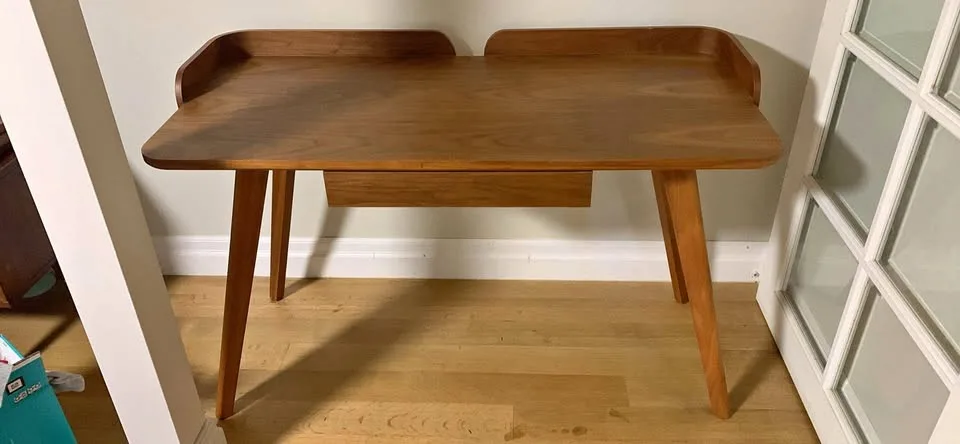 Structube wood study/console desk