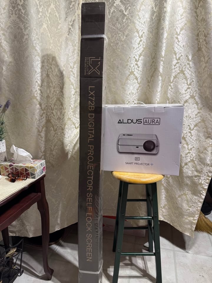 Movie projector and screen - photo 2
