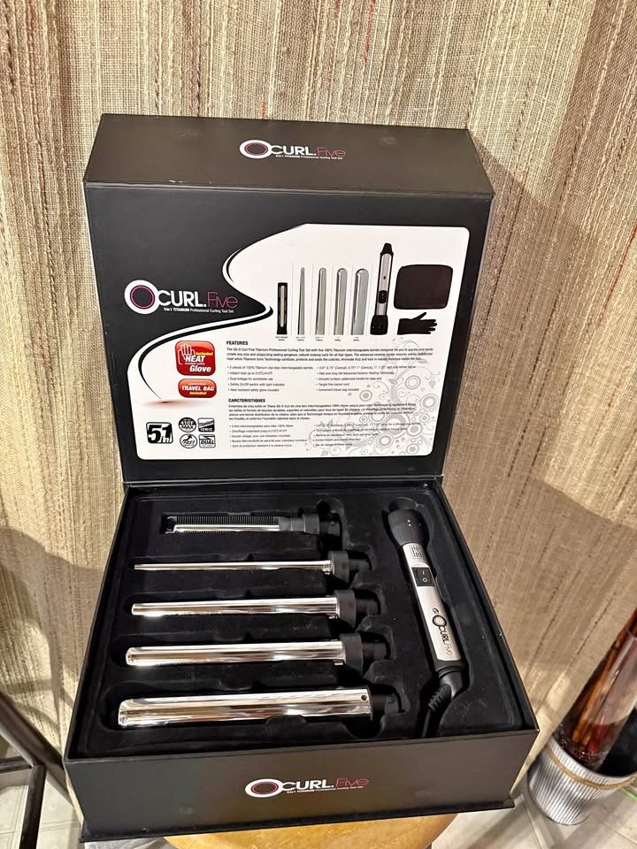 Brand new curling iron with different sizes last long
