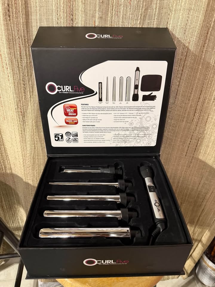 Brand new curling iron with different sizes last long - photo 2