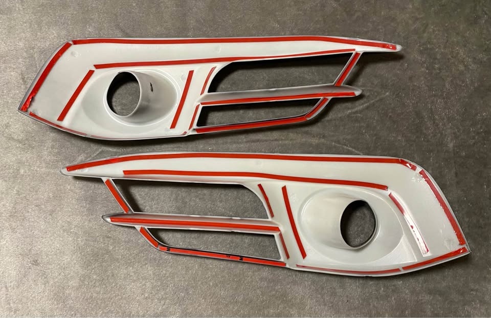Honda Civic 10Th 2016-2019 Front Fog Light Trim Cover - photo 2