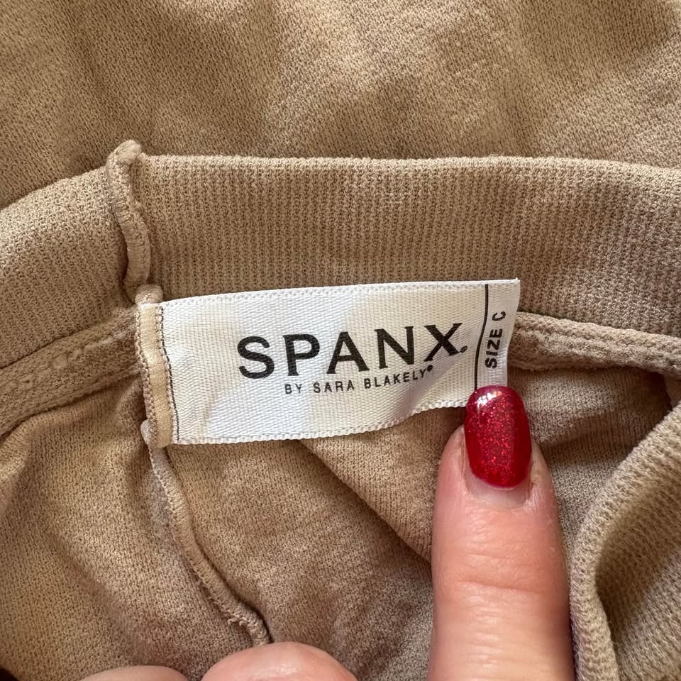 Spanx Nude / Beige Shape Wear Stretchy High Waisted Size C - photo 3