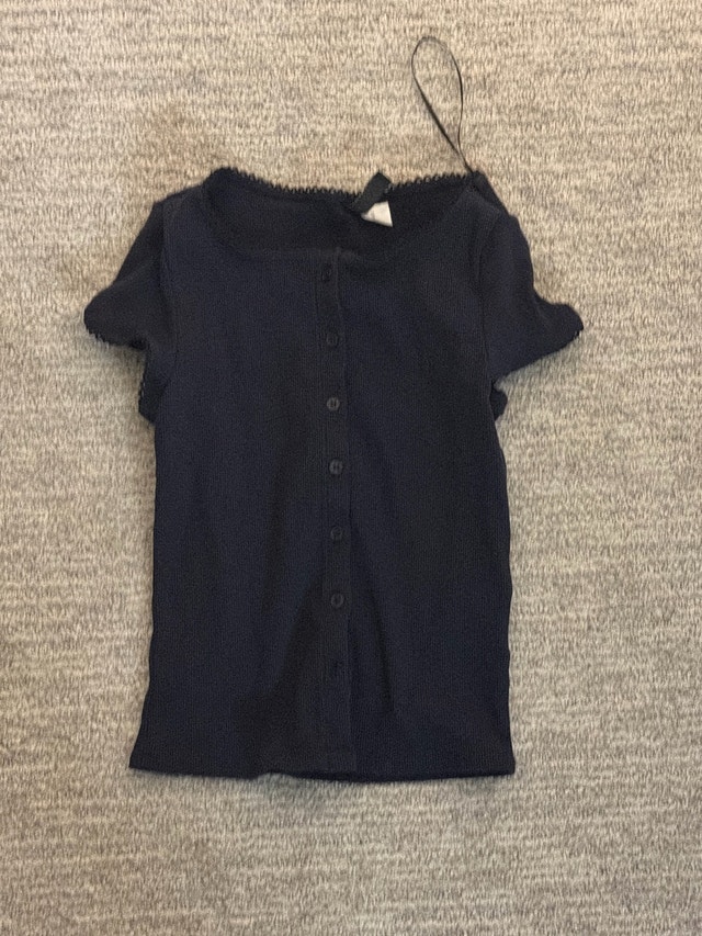 H&M navy blue Top