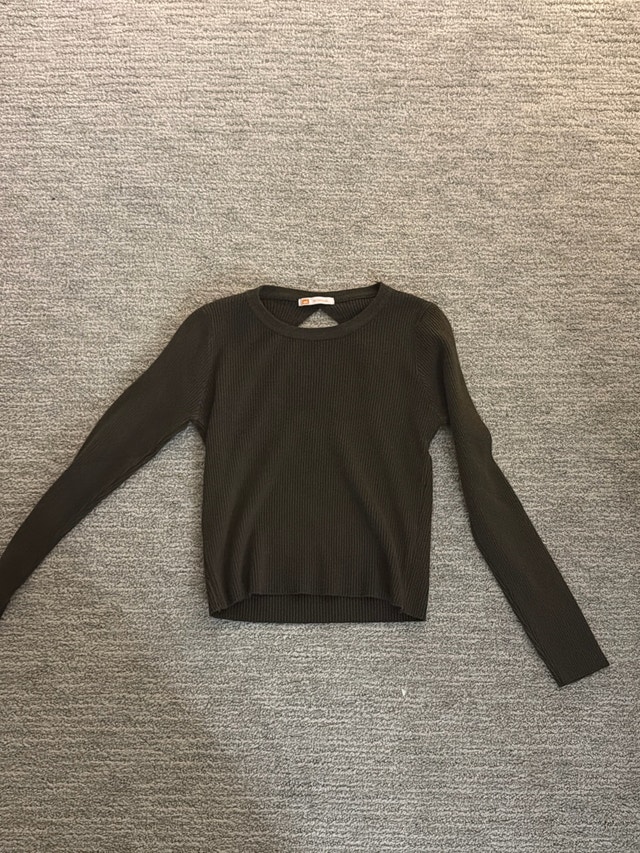 open back long sleeve