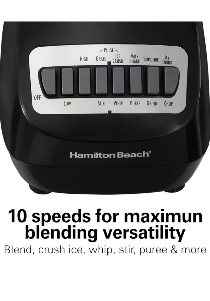 Hamilton Beach 10 Speed Blender (Sealed Box) - photo 3